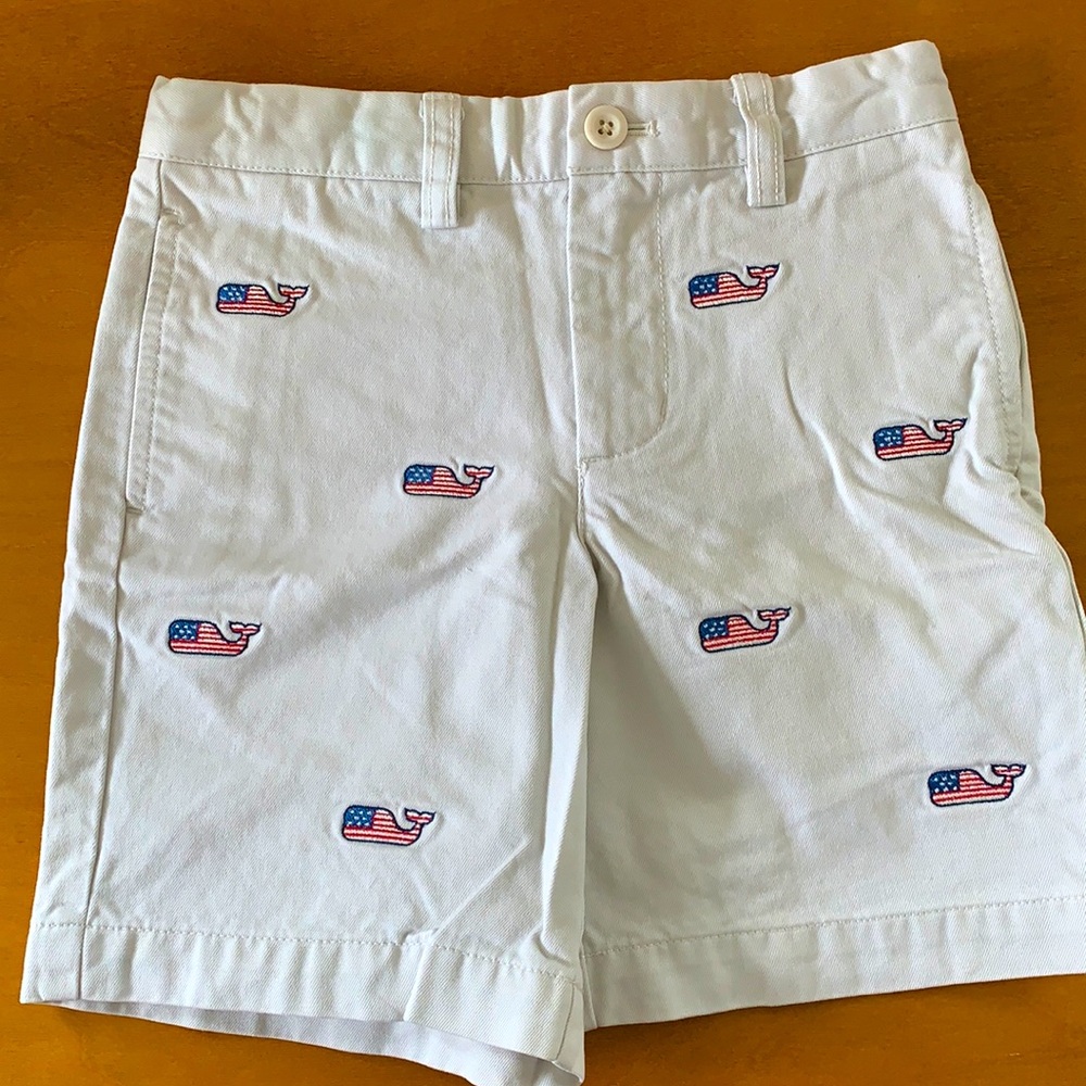 Vineyard Vines Flag Whale Twill Breaker Shorts